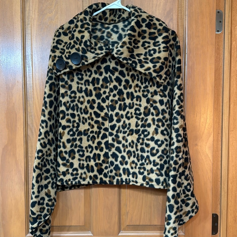 LeMode Animal Print Wrap